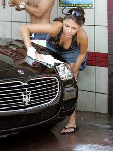 明星网红洗车视频